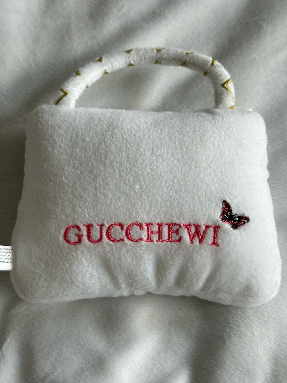 Stuffed Dog Toy- Gucchewi NWOT